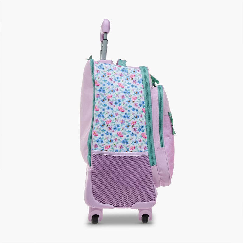 Roll road Trolley Bag-My Little Garden-1 Cmprt-30 Liters-Girls (Polyester) Pink \ 33X44X21 - Image 3